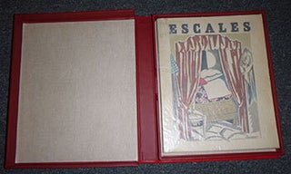 Escales. First edition. Signed. Unique copy with original art by André Lhote .