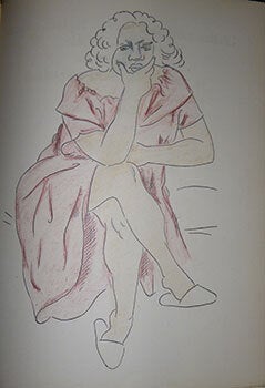 Escales. First edition. Signed. Unique copy with original art by André Lhote .