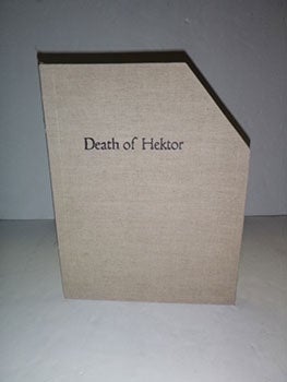 Item #16-3537 The Death of Hektor. First edition. Signed. S. W. Hayter, Brian Coffey, artist-, poet -.