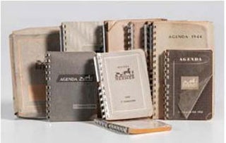 Item #16-3698 Large Archive of Diaries, Planners, and Address Books of the Harvard architects...