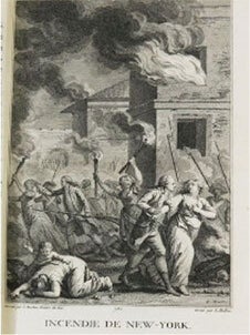 Essais historiques et politiques sur la R&eacute;volution de l'Am&eacute;rique septentrionale. Volume 2 only. First edition..