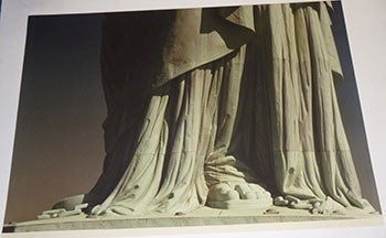 Item #16-3732 "Foot" from the Statue of Liberty Series. Original photograph, signed. Jr. Ruffin Cooper.