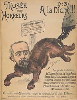 Item #16-3744 A la niche!!! No. 3 (Louis Lépine, en chien de garde.) Original lithograph from...