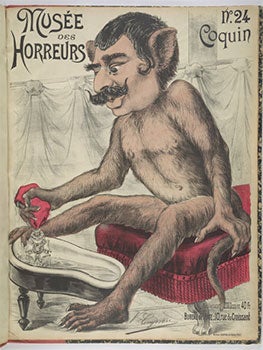 Item #16-3751 Coquin. No. 24. (Isidore-René Jacob-Paquin, en singe.) Original lithograph from...
