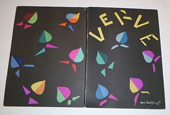 Item #16-3783 VERVE, No. 8, vol 2, Revue Artistique et Littéraire paraissant quatre fois par an. First Edition. E. Directeur Tériade, André Derain Henri Matisse, Pierre Bonnard, artists.