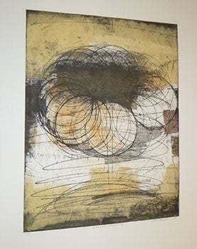 Item #16-3786 Circular Section I. Original Aquatint. Chad Buck