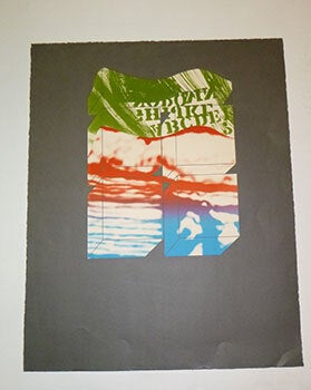 Item #16-3807 Landscape in the Day. Original color lithograph from the suite "Some Town Without a...