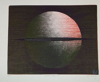 Item #16-3811 Little Planet. Original color etching. Antonio Diaz
