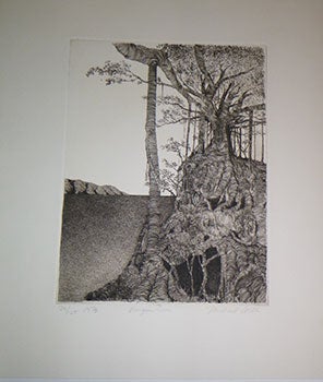 Item #16-3832 "Banyan Tree", Limited Edition etching. Michael Arth
