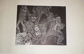 Item #16-3836 Jam Session. First edition of the Wood engraving. Fred Becker, 1913–2004