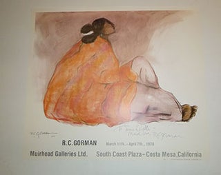 Item #16-3842 R.C. Gorman. Signed Exhibition poster. R. C. Gorman