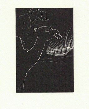 Item #16-3915 Abdias' Camel.. First edition of the wood engraving. Betty Lark-Horovitz.
