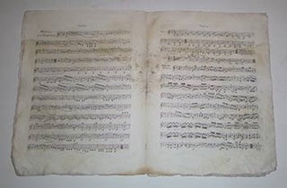 Trois TRIOS Pour le Piano-Forte, Violon, et Violoncelle.Composé par Louis van Beethoven. Op. 1eo. Prix. 12F. Original engraved sheet music .