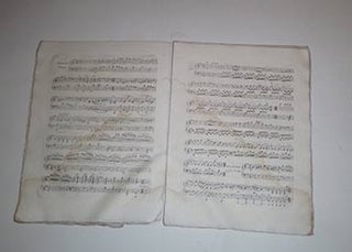 Trois TRIOS Pour le Piano-Forte, Violon, et Violoncelle.Composé par Louis van Beethovne. Op. 1eo. Prix. 12F. Original engraved sheet music .