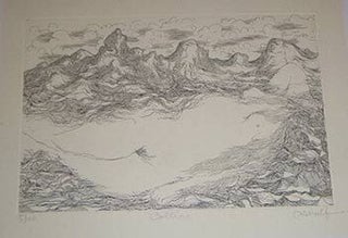 Item #16-3941 Colline. Original etching. Georges Anulf