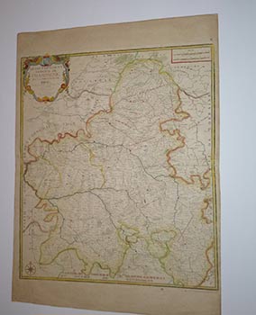 Item #16-3950 Le Gouvernement General De Champagne, et la Province De Brie. Original Map. Nicolas...