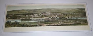 Item #16-3955 Panorama de la ville de Sens. Original lithograph. Victor Petit