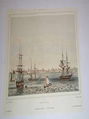 Item #16-3959 Buenos-Ayres. Vista general tomada desde la rada exterior from "Album de la Plata."...