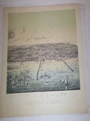 Item #16-3960 Vista de Buenos Aires. Lithograph. D. del. y. lit Dulin, Lit J Pelvilain