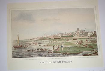 Item #16-3969 Vista de Buenos-Ayres. Lithograph. Louis aka Louis Le Breton or Isidore Laurent Deroy Lebreton, 1818–1866.