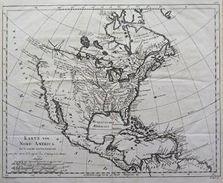 Item #16-4016 Karte von Nord-America zur Geschichte von Neu-frankreich. Early edition of the map....