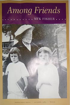 Item #16-4036 Poster for "Among Friends" by MFK Fisher. M. F. K. Fisher