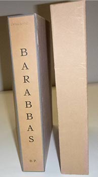Item #16-4100 Barabbas. Deluxe edition with original gouaches. Pär Lagerkvist, artist...