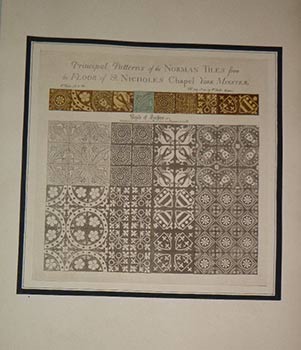 Item #16-4173 Principal Patterns of the Norman Tiles from the Floor of St. Nicholes Chapel York...