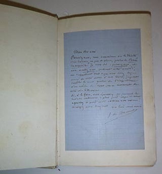 Renée Mauperin. Édition ornée de 10 compositions à l'eau-forte par James Tissot. Signed presentiaton copy with Als. First edition.