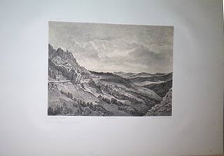 Les Vosges. Vingt dessins d'après nature lithographiés par J. Laurens. Texte descriptif par Théophile Gautier. First edition.