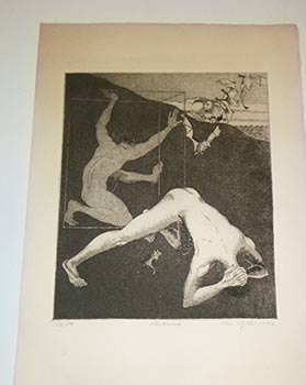 Item #16-4230 Paranoia. First edition of the etching. Ken Byler