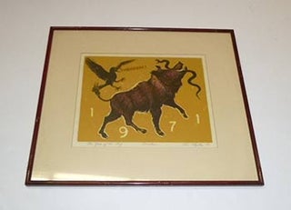 Item #16-4232 The Year of the Pig. First edition of the monotype. Ken Byler