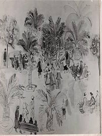 Item #16-4255 Certificate of authenticity for a watercolor by Raoul Dufy. Raoul Dufy