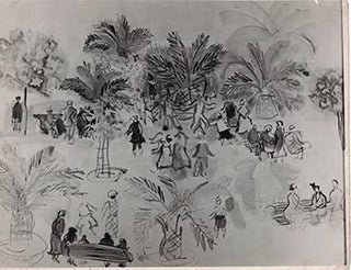 Item #16-4255 Certificate of authenticity for a watercolor by Raoul Dufy. Raoul Dufy, 1877...