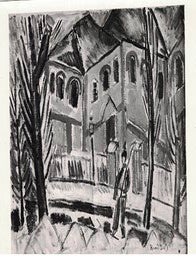 Item #16-4256 Certificate of authenticity for a 1909 painting by Raoul Dufy. Raoul Dufy