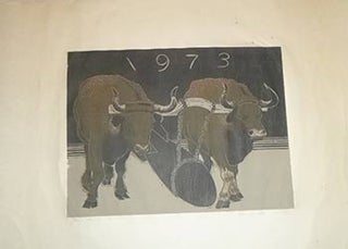 Item #16-4280 The Year of the Ox. First edition of the monotype. Ken Byler