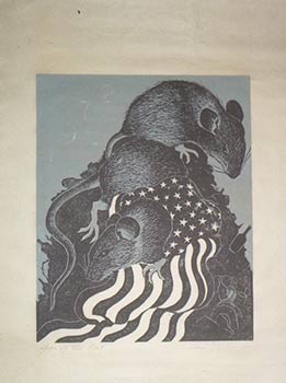 Item #16-4281 The Year of the Rat. First edition of the monotype. Ken Byler