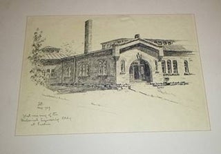 Item #16-4406 View of the West Wing. Mechanical Engineering building at Purdue University, May...