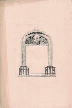 Item #16-4411 Bookplate for Purdue University Library. The Charles H. Viol Memorial Library of Chemistry. Before lettering Original Etching. Betty Lark-Horovitz.