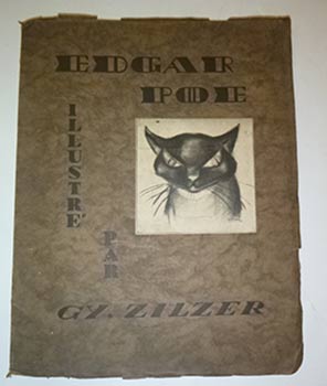 Item #16-4415 Le Chat noir. Traduction de Charles Baudelaire. Illustrations de G. Zilzer. Signed....