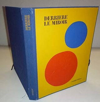 Item #16-4451 Calder. Derrière le miroir. DLM. Original cardboard slipcase chemise with...