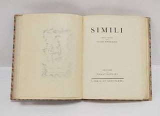 Item #16-4475 Simili. Trois actes llustrés de sept gravures originales de Pierre Bonnard....