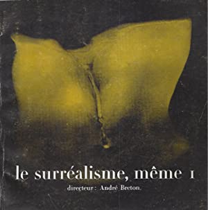 Item #16-4487 Le Surréalisme, même, no. 1. First edition. André Breton, artist Marcel...