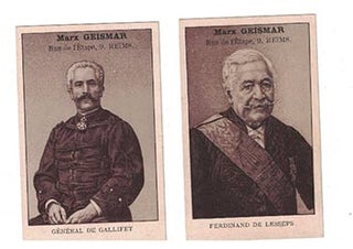 Item #16-4561 Portraits of Ferdinand, viscount de Lesseps and General Gaston-Alexandre-Auguste,...