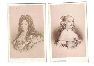 Item #16-4562 Portraits of Louis XIV and Maria Theresa of Spain . First editions. Neurdein...