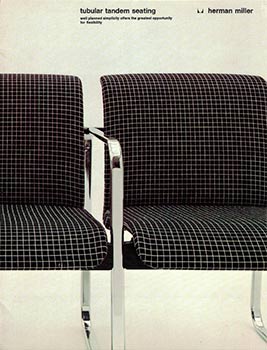Item #16-4585 tubular tandem seating. First edition. Inc Herman Miller