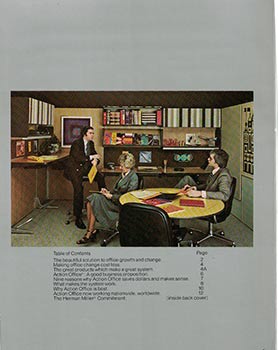Item #16-4596 action office by herman miller. First edition. Inc Herman Miller