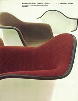 Item #16-4598 eames molded plastic chairs. First edition. Inc Herman Miller.