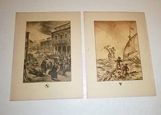 Item #16-4622 Suite of lithographs for Boccaccio's Decamerone. First edition. Erhard Amadeus...