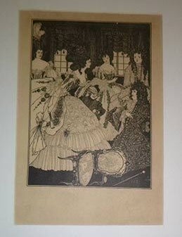 Item #16-4627 The Battle of the Beaux and the Belles. Aubrey Vincent Beardsley, Alexander Pope.